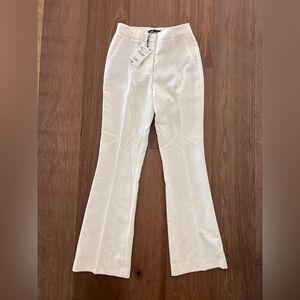 Zara White Tailored Pants
